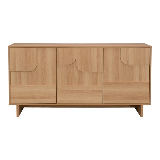 Μπουφές Jenfia  mdf σε φυσική απόχρωση 150x39x75,5εκ