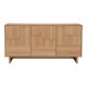 Μπουφές Jenfia  mdf σε φυσική απόχρωση 150x39x75,5εκ