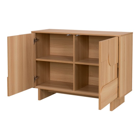 Μπουφές Jenfia  mdf σε φυσική απόχρωση 101,2x39x75,5εκ