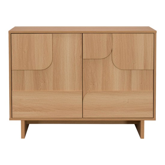Μπουφές Jenfia  mdf σε φυσική απόχρωση 101,2x39x75,5εκ
