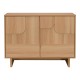 Μπουφές Jenfia  mdf σε φυσική απόχρωση 101,2x39x75,5εκ