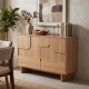 Μπουφές Jenfia  mdf σε φυσική απόχρωση 101,2x39x75,5εκ