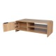 Τραπέζι σαλονιού Kelba  mdf σε φυσική απόχρωση 100x50x35,5εκ