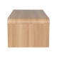 Τραπέζι σαλονιού Kelba  mdf σε φυσική απόχρωση 100x50x35,5εκ