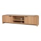 Έπιπλο τηλεόρασης Anfen  mdf σε φυσική απόχρωση 160x39x40,5εκ