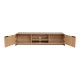 Έπιπλο τηλεόρασης Anfen  mdf σε φυσική απόχρωση 160x39x40,5εκ