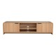 Έπιπλο τηλεόρασης Anfen  mdf σε φυσική απόχρωση 160x39x40,5εκ