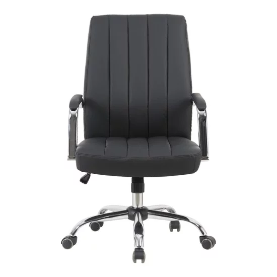 Καρέκλα γραφείου διευθυντή Mido  pu μαύρο 58x71x100-106εκ