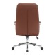 Καρέκλα γραφείου διευθυντή Normie  pu καφέ 58x65x103-111εκ