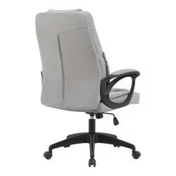 Καρέκλα γραφείου διευθυντή Kamora  ύφασμα γκρι 66x67x103-111εκ