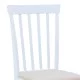 Καρέκλα Houston  rubberwood σε λευκή απόχρωση 40x49x94εκ
