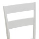Καρέκλα Dallan  rubberwood λευκό 40x47.5x89εκ
