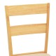 Καρέκλα Dallan  rubberwood σε φυσική απόχρωση 40x47.5x89εκ