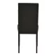 Καρέκλα Zeben  μαύρο PU με πόδι μαύρο rubberwood 43,5x55,5x93,5εκ
