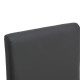 Καρέκλα Zeben  μαύρο PU με πόδι μαύρο rubberwood 43,5x55,5x93,5εκ
