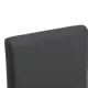 Καρέκλα Zeben  μαύρο PU με πόδι μαύρο rubberwood 43,5x55,5x93,5εκ