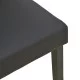 Καρέκλα Zeben  μαύρο PU με πόδι μαύρο rubberwood 43,5x55,5x93,5εκ
