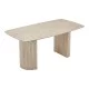 Τραπέζι Loosir  mdf-sandstone σε όψη τραβερτίνας 180x90x74εκ