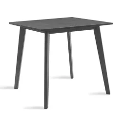 Τραπέζι Benson  MDF σε rustic grey απόχρωση 80x80x75εκ