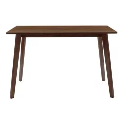 Τραπέζι Benson  MDF σε καρυδί απόχρωση 120x75x75εκ