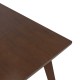 Τραπέζι Benson  MDF με καπλαμά  χρώμα καρυδί 120x75x75εκ Model: 097-000003