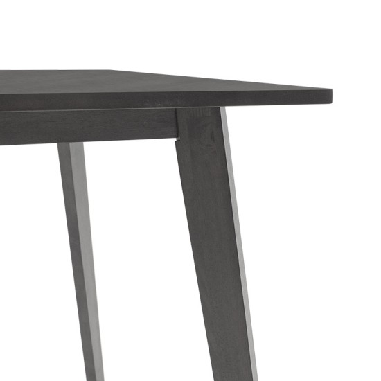 Τραπέζι Benson  MDF σε rustic grey απόχρωση 120x75x75εκ