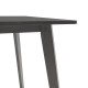 Τραπέζι Benson  MDF σε rustic grey απόχρωση 120x75x75εκ