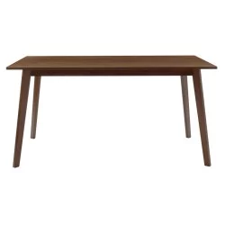 Τραπέζι Benson  MDF σε καρυδί απόχρωση 150x90x75εκ