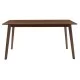 Τραπέζι Benson  MDF σε καρυδί απόχρωση 150x90x75εκ