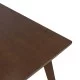 Τραπέζι Benson  MDF σε καρυδί απόχρωση 150x90x75εκ
