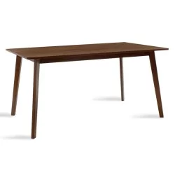 Τραπέζι Benson  MDF σε καρυδί απόχρωση 150x90x75εκ