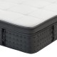 Στρώμα Luxury pocket spring+gel memory foam+latex μονής όψης aloe vera 34-36cm 160x200εκ Στρώμα Luxury pocket spring+gel memory foam+latex μονής όψης aloe vera 34-36cm 160x200εκ