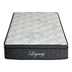 Στρώμα Legacy  pocket spring μονής όψης roll pack με ενσωματωμένο ανώστρωμα 23-25cm 100x200εκ