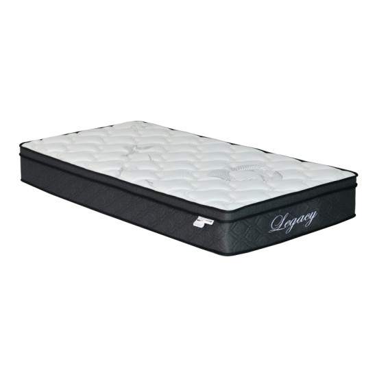 Στρώμα Legacy  pocket spring μονής όψης roll pack με ενσωματωμένο ανώστρωμα 23-25cm 100x200εκ