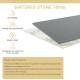 Τραπέζι Bethan  sintered stone λευκό μαρμάρου-μαύρο 180x90x75εκ