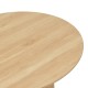 Τραπέζι σαλονιού Opols  mdf σε  φυσική απόχρωση Φ90x42εκ