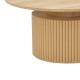 Τραπέζι σαλονιού Opols  mdf σε  φυσική απόχρωση Φ90x42εκ