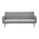 Καναπές-κρεβάτι Onero Inart γκρι ύφασμα 187x85x80εκ Model: 115-001091