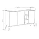 Μπουφές Clara χρώμα light oak-ανθρακί 142x35.5x83εκ Μπουφές Clara χρώμα light oak-ανθρακί 142x35.5x83εκ
