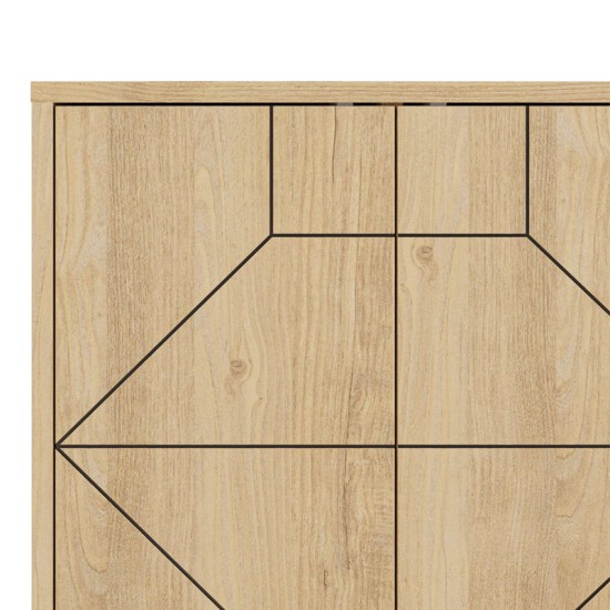 Μπουφές Dune  σε φυσική απόχρωση 181x35x77.4εκ