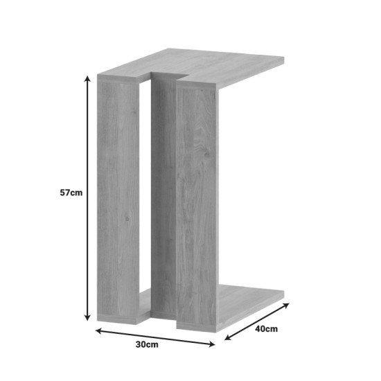 Βοηθητικό τραπέζι Muju σε φυσική απόχρωση 40x30x57εκ Βοηθητικό τραπέζι Muju σε φυσική απόχρωση 40x30x57εκ