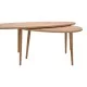 Τραπέζι σαλονιού Monty  2 τεμ. σε oak απόχρωση 116x46x46εκ
