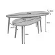 Τραπέζι σαλονιού Monty  2 τεμ. σε oak απόχρωση 116x46x46εκ