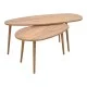 Τραπέζι σαλονιού Monty  2 τεμ. σε oak απόχρωση 116x46x46εκ
