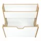 Ραφιέρα Crane φυσικό-λευκό mdf 57x34x55εκ Ραφιέρα Crane φυσικό-λευκό mdf 57x34x55εκ