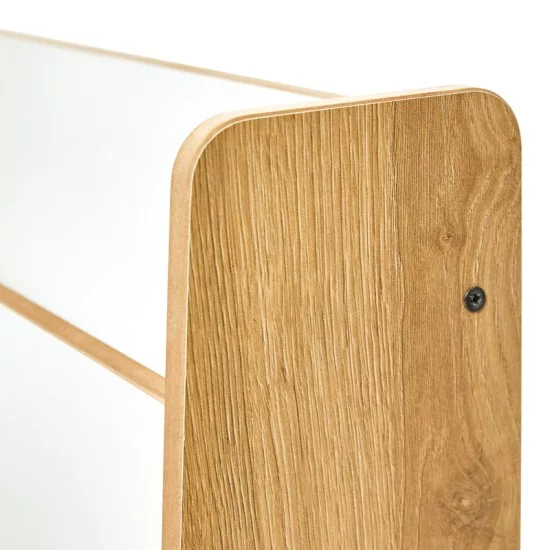 Ραφιέρα Crane φυσικό-λευκό mdf 57x34x55εκ Ραφιέρα Crane φυσικό-λευκό mdf 57x34x55εκ