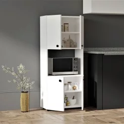 Στήλη Guzel  σε λευκή απόχρωση 60x31.4x140εκ