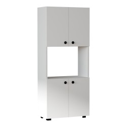 Στήλη Guzel  σε λευκή απόχρωση 60x31.4x140εκ