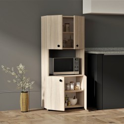 Στήλη Guzel  σε sonoma απόχρωση 60x31.4x140εκ