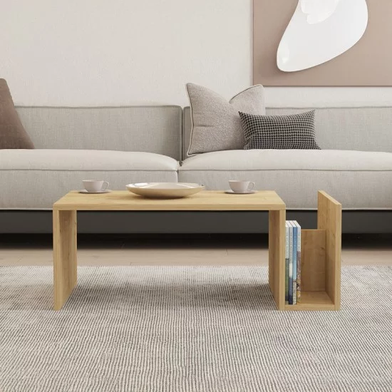 Τραπέζι σαλονιού Poko σε oak απόχρωση 86.8x50x32,4εκ Τραπέζι σαλονιού Poko σε oak απόχρωση 86.8x50x32,4εκ